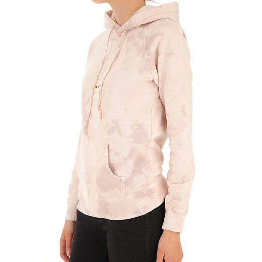 Bluza damska różowa Yves Saint Laurent na wiosnę