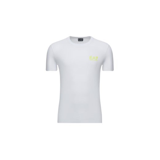 T-shirt męski Ea7 Emporio Armani biały z krótkim rękawem 