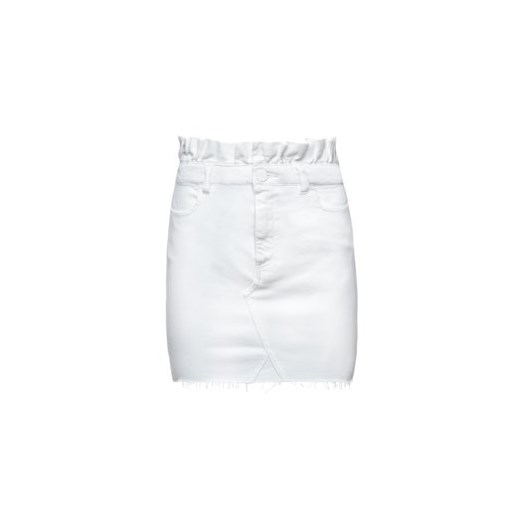 Spódnica Pinko biała bez wzorów z jeansu 