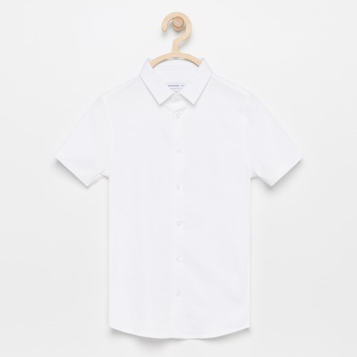 Reserved - Biała koszula slim fit - Biały Reserved  152 
