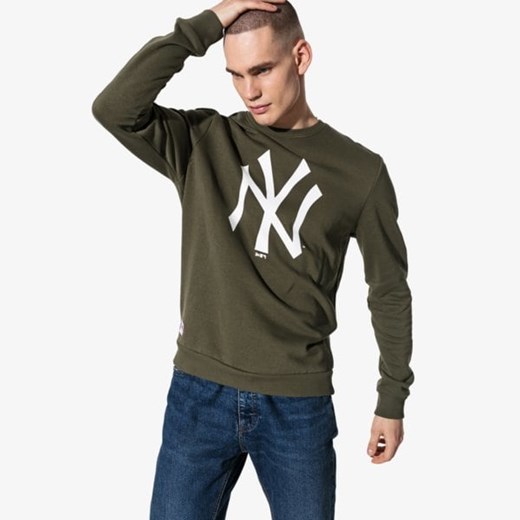 New Era bluza męska w stylu młodzieżowym z napisem na zimę 