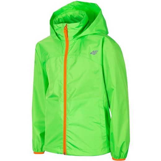 Kurtka chłopięca J4L19 JKUM403 4F (soczysta zieleń neon) 4F  158cm okazyjna cena SPORT-SHOP.pl 