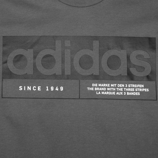 Koszulka sportowa Adidas srebrna 