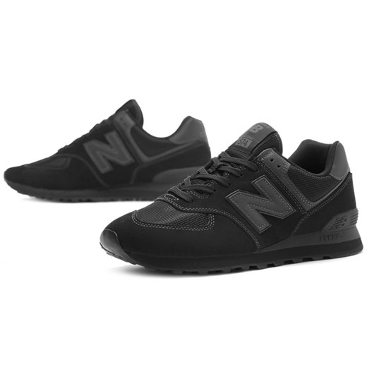 Czarne buty sportowe męskie New Balance new 575 z gumy 