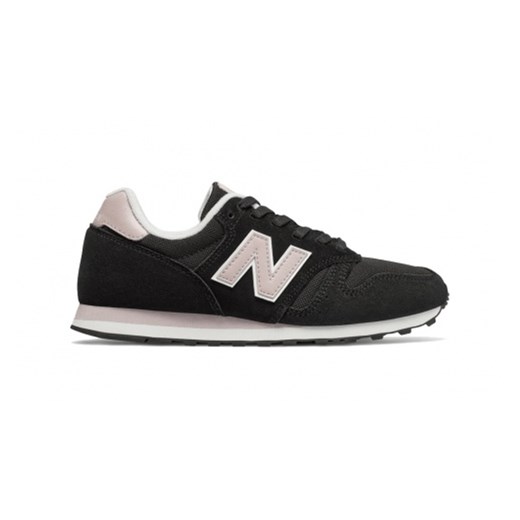 Buty sportowe męskie New Balance czarne skórzane młodzieżowe 