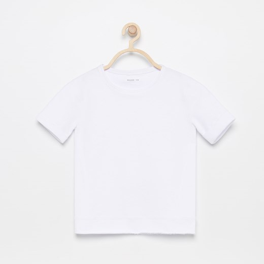 Reserved - Biały t-shirt oversize - Biały Reserved  122 
