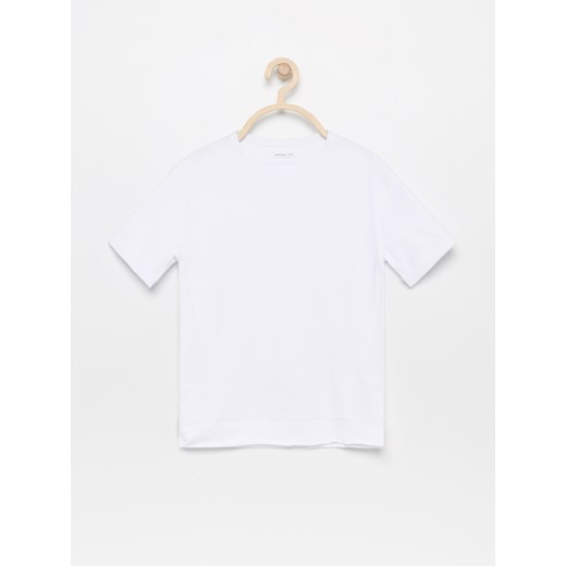 Reserved - Biały t-shirt oversize - Biały  Reserved 140 