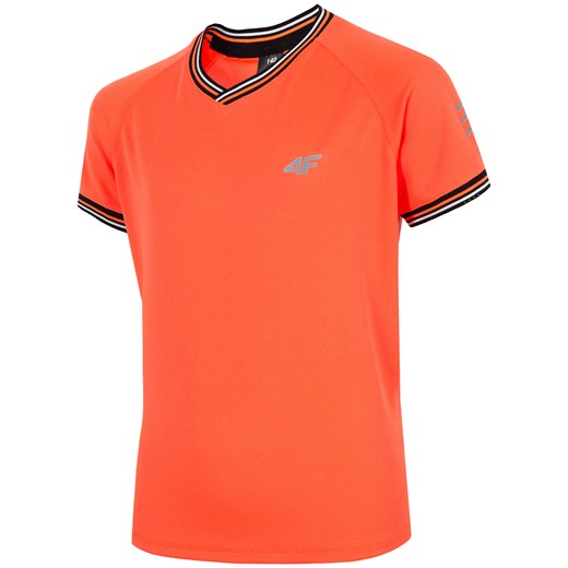 Koszulka sportowa chłopięca (122-164) JTSM407 - pomarańcz neon