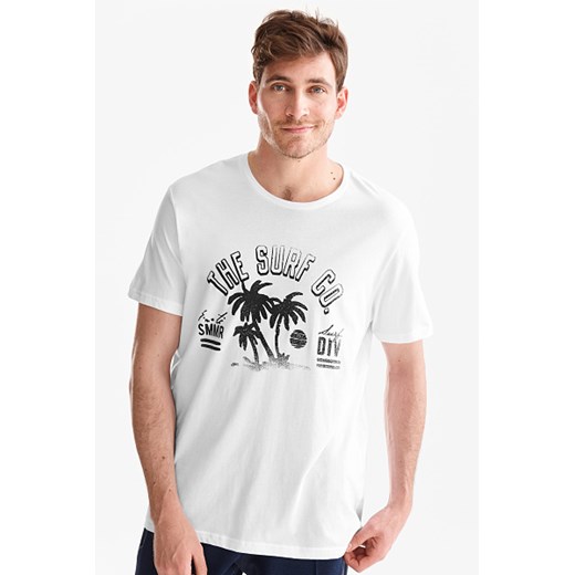 T-shirt męski Angelo Litrico z krótkim rękawem w stylu młodzieżowym 