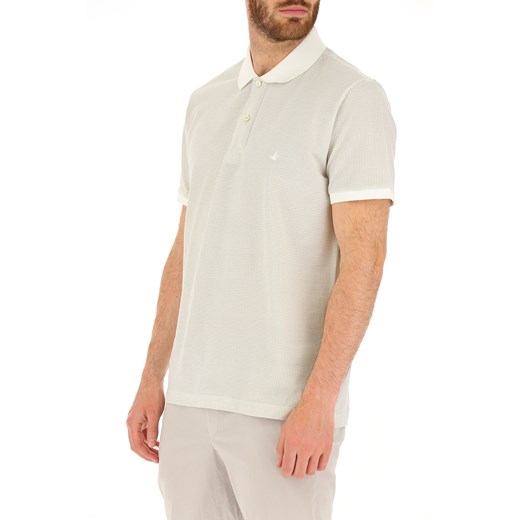 Brooksfield Koszulka Polo dla Mężczyzn, Denim Off White, Bawełna, 2019, L M S XL XXL XXXL Brooksfield  XL RAFFAELLO NETWORK