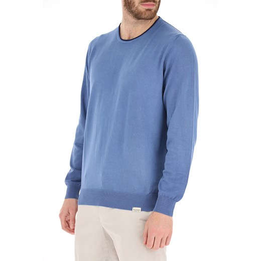 Brooksfield Sweter dla Mężczyzn, niebieski (Nautical Blue), Bawełna, 2019, L M S XL XXL  Brooksfield L RAFFAELLO NETWORK