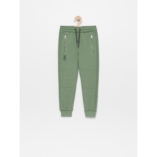 Reserved - Spodnie dresowe z bawełny organicznej - Zielony Reserved  98 