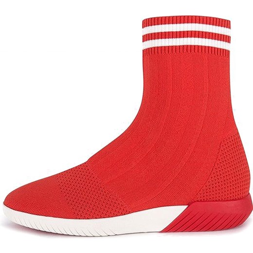Sneakersy damskie What For czerwone wiązane 