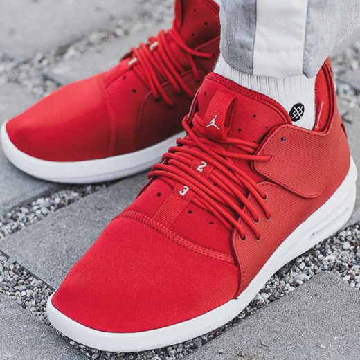 Buty sportowe męskie Nike air jordan sznurowane czerwone letnie 