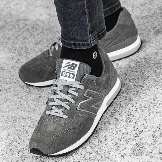 Szare buty sportowe męskie New Balance new 997 sznurowane na lato 
