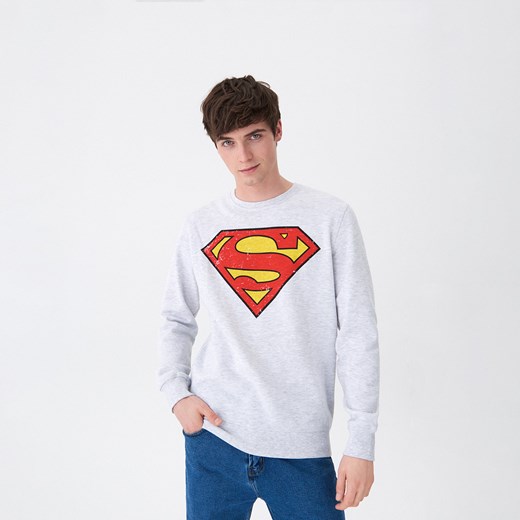 House - Bluza z nadrukiem Superman - Jasny szar