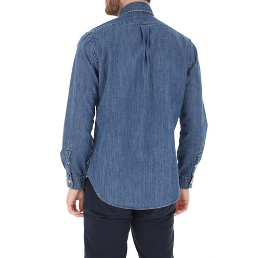 Ralph Lauren Koszula dla Mężczyzn, ciemny niebieski denim, Bawełna, 2019, L M S XL  Ralph Lauren S RAFFAELLO NETWORK