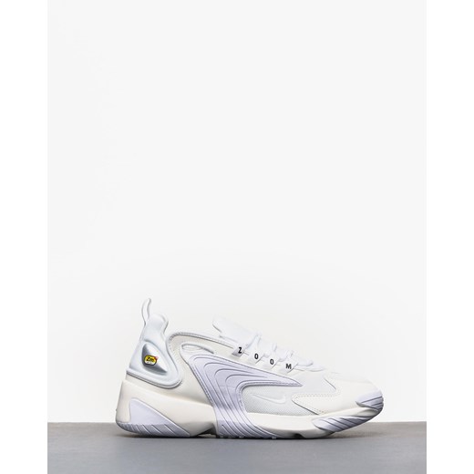 Buty sportowe męskie Nike zoom białe skórzane sznurowane 