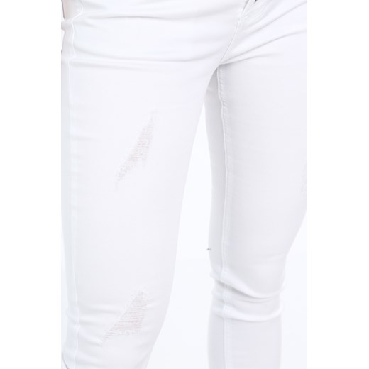 Fasardi jeansy damskie białe 