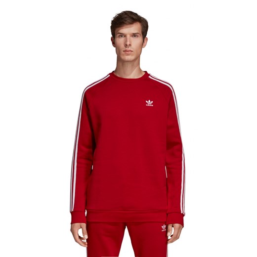 Bluza męska czerwona Adidas Originals sportowa polarowa 