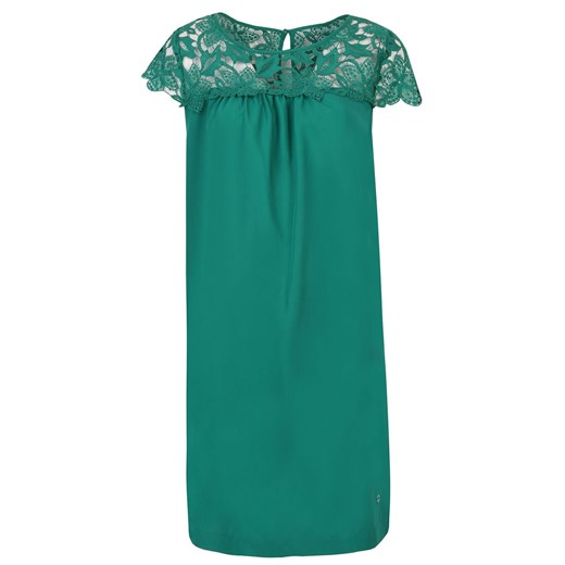 Sukienka Top Secret zielona prosta z krótkim rękawem 