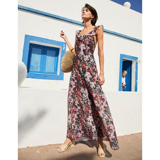 Sukienka maxi z odkrytymi plecami Destiny Naoko  M showroom.pl