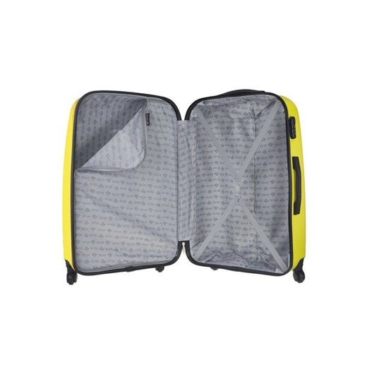Mała walizka kabinowa 55x35x22cm ABS STL856 żółta Solier Luggage  uniwersalny Skorzana.com