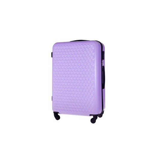Mała walizka kabinowa 55x35x22cm ABS STL870 fioletowa Solier Luggage  uniwersalny Skorzana.com