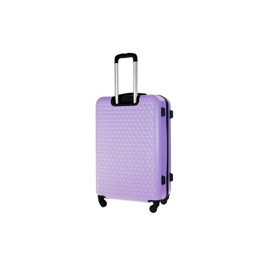 Mała walizka kabinowa 55x35x22cm ABS STL870 fioletowa Solier Luggage  uniwersalny Skorzana.com