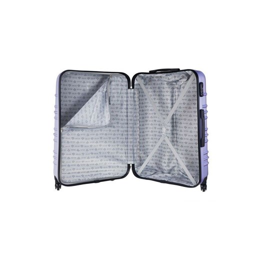 Mała walizka kabinowa ABS 55x37x24cm STL838 lawendowa  Solier Luggage uniwersalny Skorzana.com