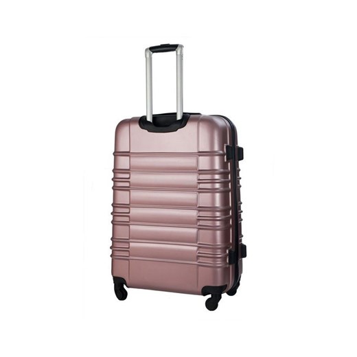 Duża walizka podróżna STL838 metaliczny róż  Solier Luggage uniwersalny Skorzana.com