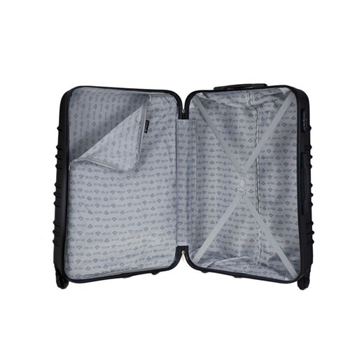 Mała walizka kabinowa ABS 55x37x24cm STL838 czarna  Solier Luggage uniwersalny Skorzana.com