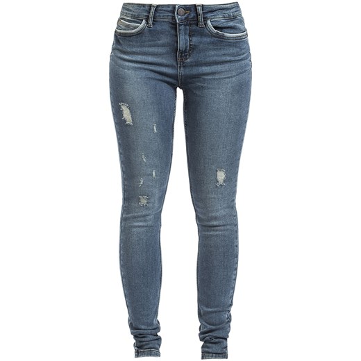 Noisy May - Lucy NW Piping Dest Jeans VI881 - Spodnie długie - niebieski  Noisy May W30L32 EMP