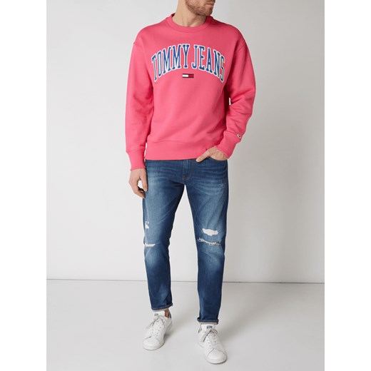 Bluza męska Tommy Jeans w stylu młodzieżowym z napisem 