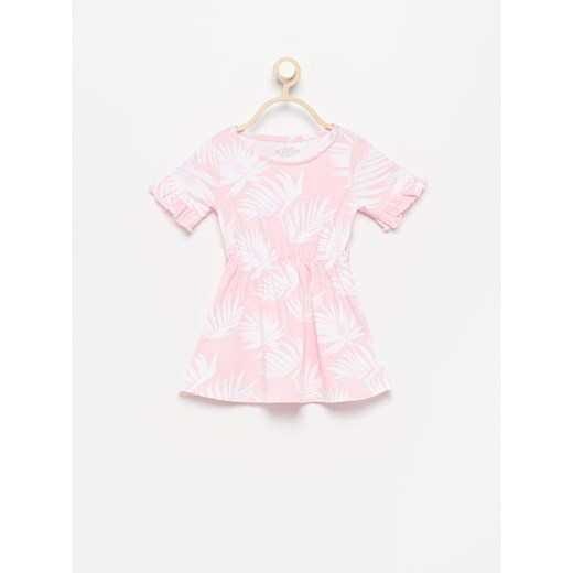 Odzież dla niemowląt różowa Reserved w abstrakcyjnym wzorze dla dziewczynki 