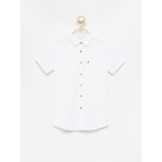 Reserved - Koszula z lnem - Biały  Reserved 134 