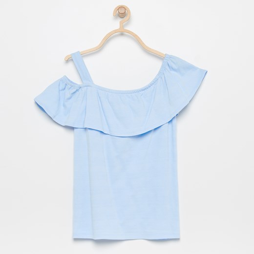Reserved - Asymetryczna bluzka - Niebieski Reserved  164 