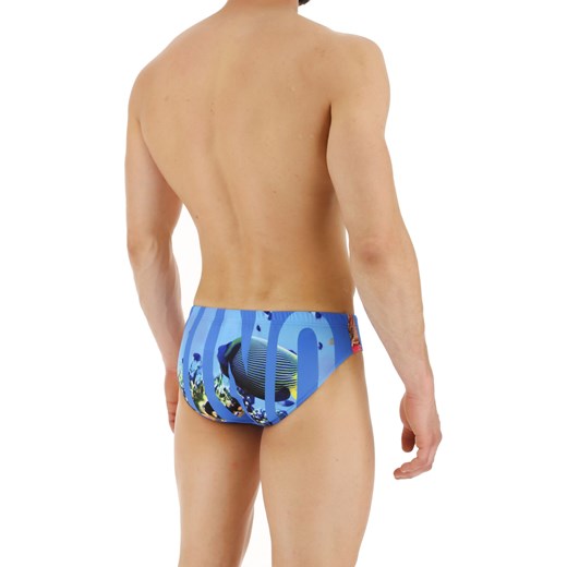 Moschino Slipy Kąpielowe dla Mężczyzn Na Wyprzedaży, niebieski, Poliester, 2019, M XL