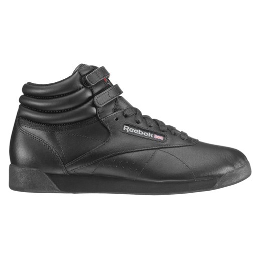 Buty sportowe damskie Reebok bez wzorów czarne w eleganckim stylu na płaskiej podeszwie 
