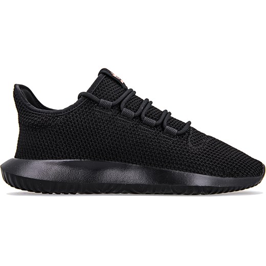 Buty sportowe damskie Adidas tubular czarne zamszowe sznurowane na płaskiej podeszwie bez wzorów 