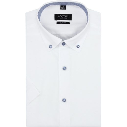 Koszula męska biała Recman elegancka 