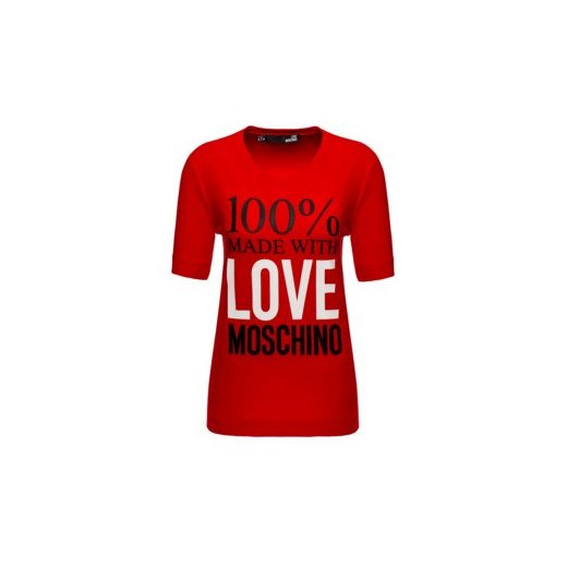 Bluzka damska Love Moschino z krótkim rękawem 