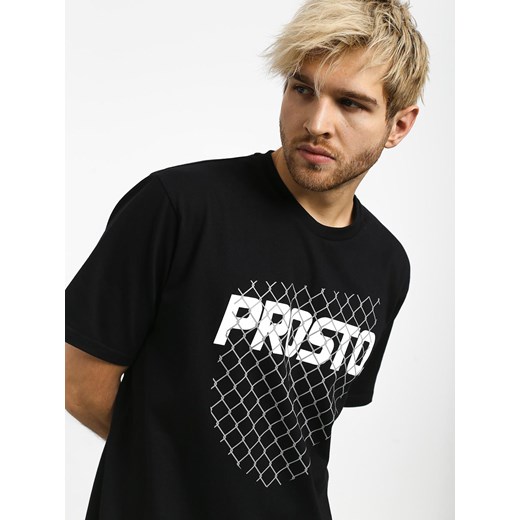 T-shirt męski Prosto. z bawełny z krótkimi rękawami 