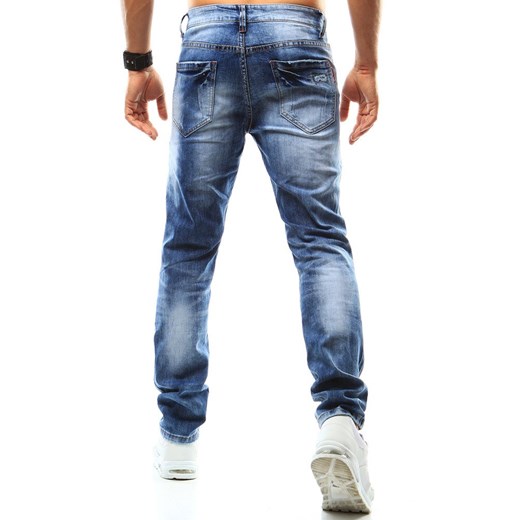 Spodnie jeansowe męskie niebieskie UX0948
