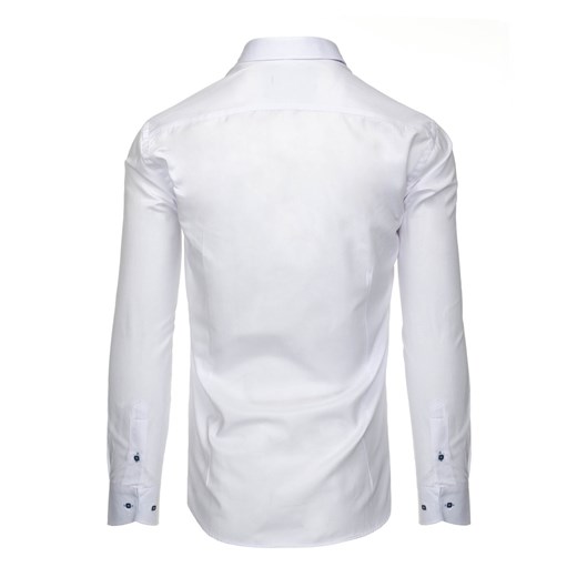 Elegancka koszula męska biała z długim rękawem DX1384
