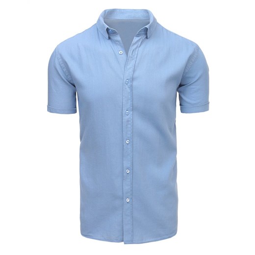 Koszula męska niebieska (kx0839)