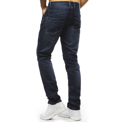 Spodnie jeansowe męskie niebieskie UX1386