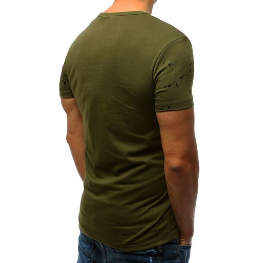 T-shirt męski Dstreet zielony 