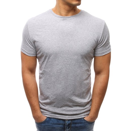 T-shirt męski gładki szary (rx2637)