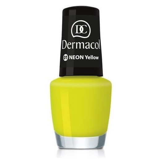 Dermacol Neon Polish 5ml W Lakier do paznokci 01 yellow e-glamour  gęsty